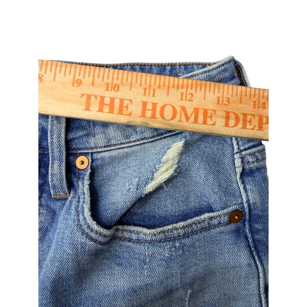 Madewell Curvy Perfect Vintage Jeans Size 25 High Rise Distressed Denim - Picture 9 of 14